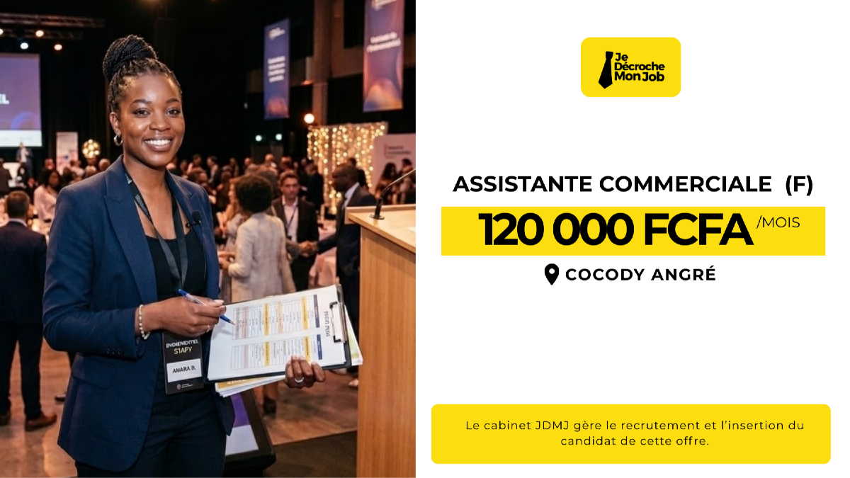 ASSISTANTE COMMERCIALE  (ÉVÉNEMENTIEL) (F)